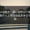 糖心vlog盘点：溏心视频10个细节真相，圈内人上榜理由极具争议令人炸裂